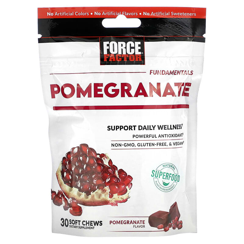 Force Factor Fundamentals Pomegranate 30 Soft Chews 818594018680