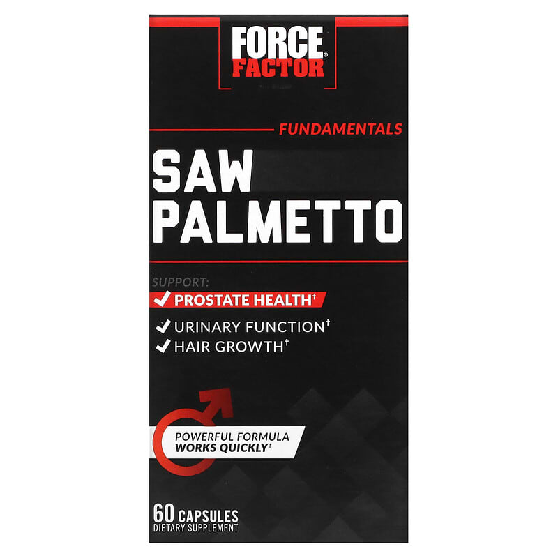 Force Factor Fundamentals Saw Palmetto 60 Capsules 818594016853
