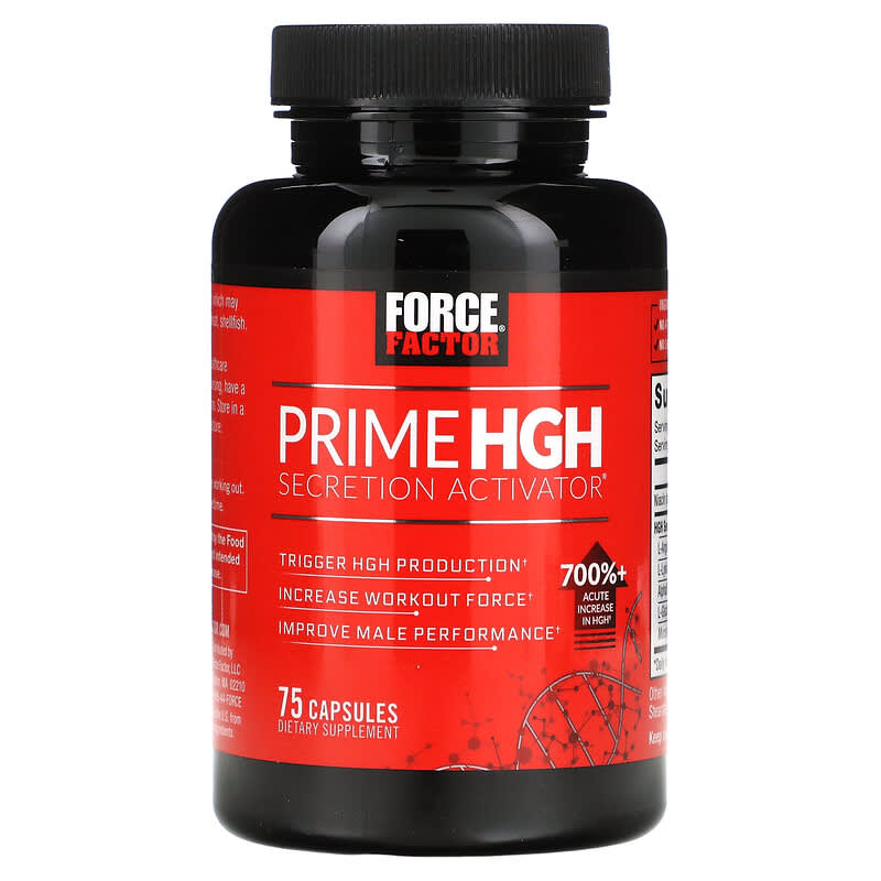 Force Factor, Prime HGH Secretion Activator, 75 Capsules 818594014538