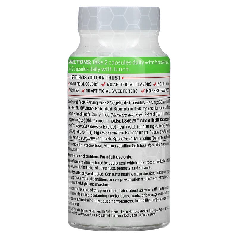 Force Factor, ProbioSlim with Next-Gen Slimvance, 60 Vegetable Capsules 818594014835