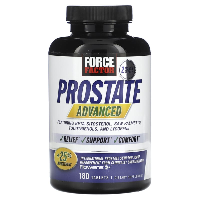 Force Factor, Prostate Advanced, 180 Tablets 818594015788