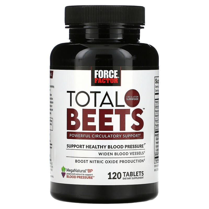 Force Factor, Total Beets, Powerful Circulation Support, 120 Tablets 818594015474