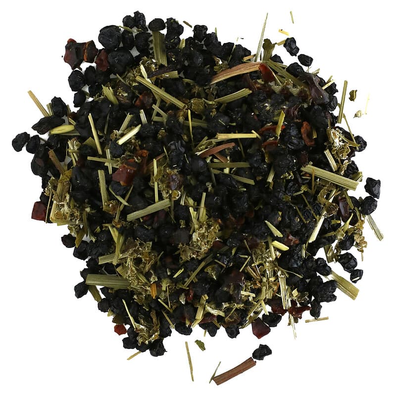 Frontier Co-Op, Organic Elderberry & Herbal Blend For Making Syrup, Strength Blend, 4.23 oz (120 g) 89836310859