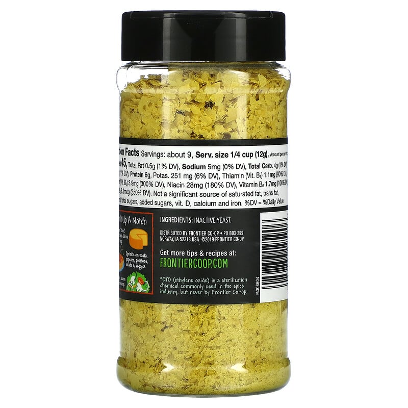 Frontier Co-Op, Premium Nutritional Yeast, 3.60 oz (102 g) 89836195906