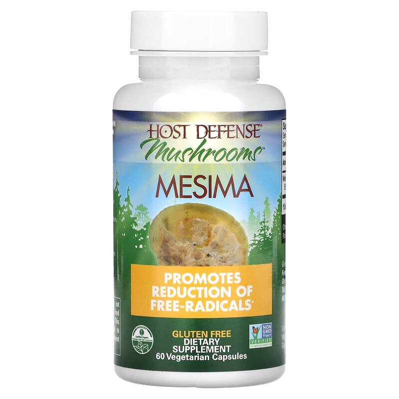 Fungi Perfecti Host Defense, Mesima, 60 Vegetarian Capsules 633422032924