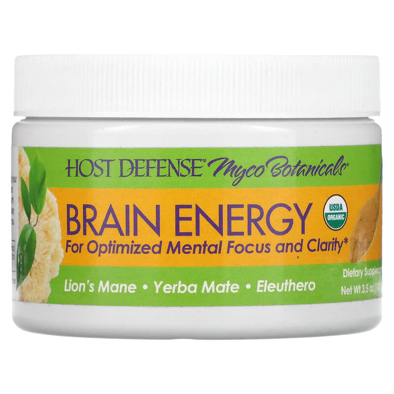 Fungi Perfecti Host Defense Myco Botanicals Brain Energy 3.5 oz (100 g) 633422608860