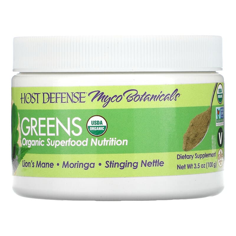 Fungi Perfecti Host Defense Myco Botanicals Greens 3.5 oz (100 g) 633422154053