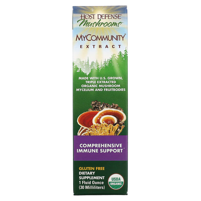 Fungi Perfecti Host Defense MyCommunity Extract 1 fl oz (30 ml) 633422058115