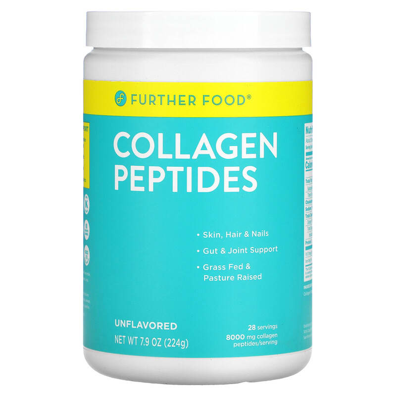 Further Food Collagen Peptides Unflavored 8,000 mg 7.9 oz (224 g) 646117813548