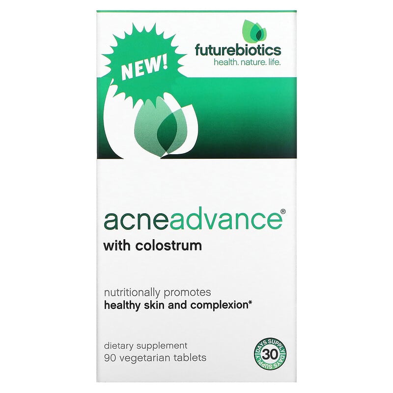 FutureBiotics Acne Advance with Colostrum 90 Vegetarian Tablets 49479025275