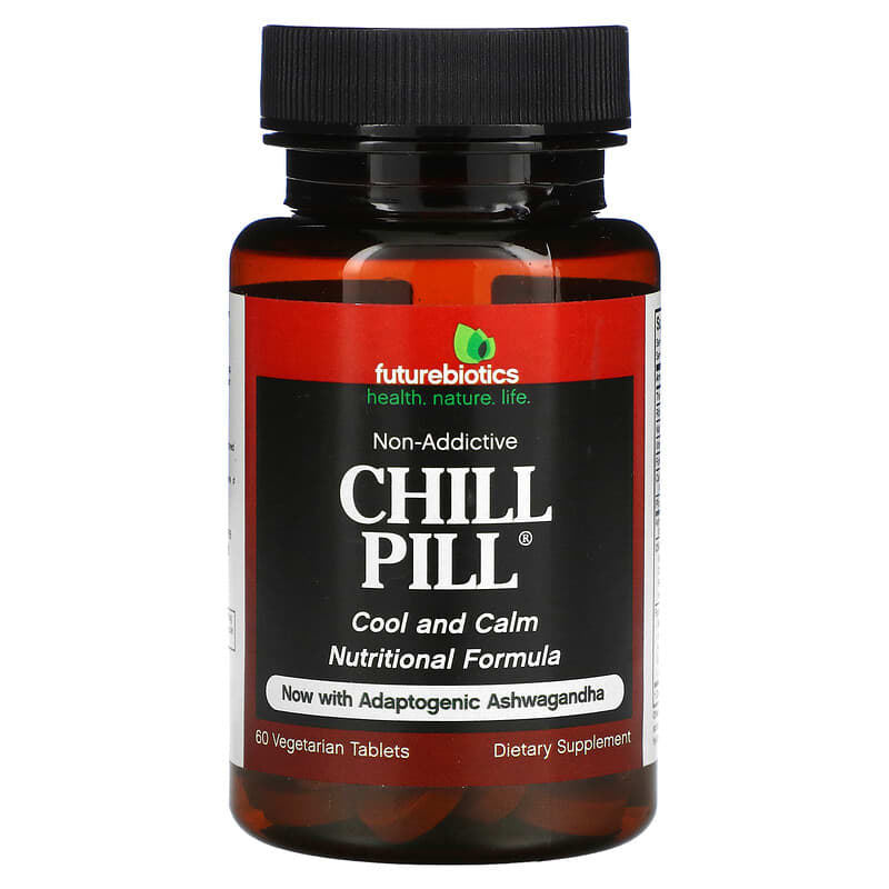 FutureBiotics Chill Pill 60 Vegetarian Tablets 49479003402