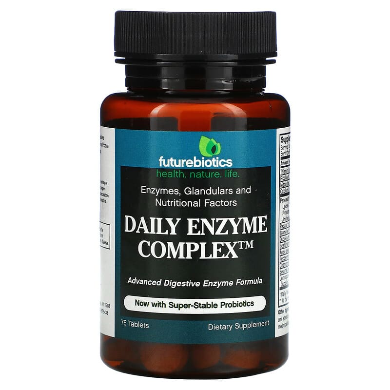 FutureBiotics Daily Enzyme Complex 75 Tablets 49479000746
