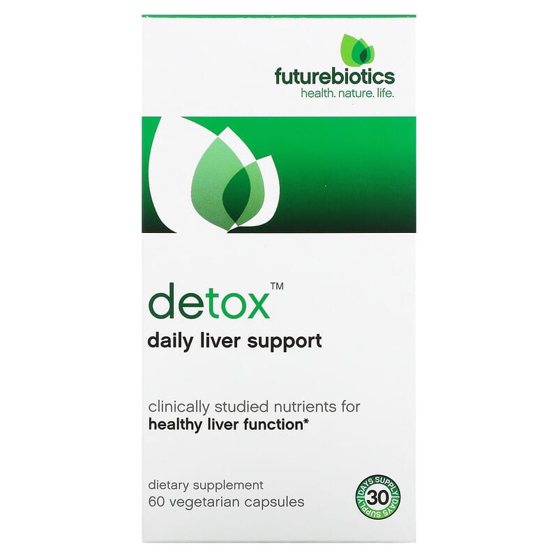 FutureBiotics Detox Daily Liver Support 60 Vegetarian Capsules 49479025107
