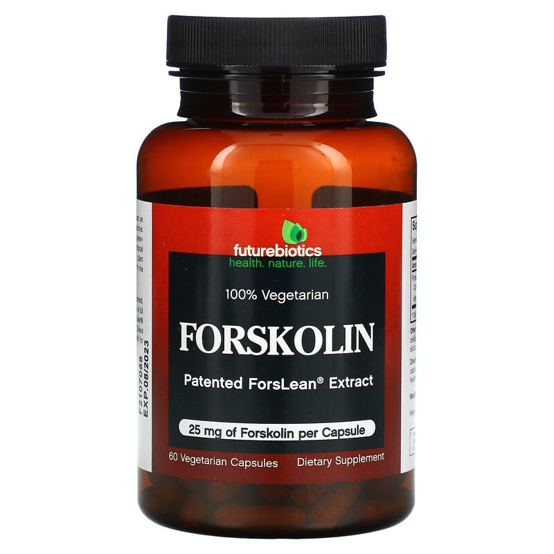 FutureBiotics Forskolin 25 mg 60 Vegetarian Capsules 49479006441