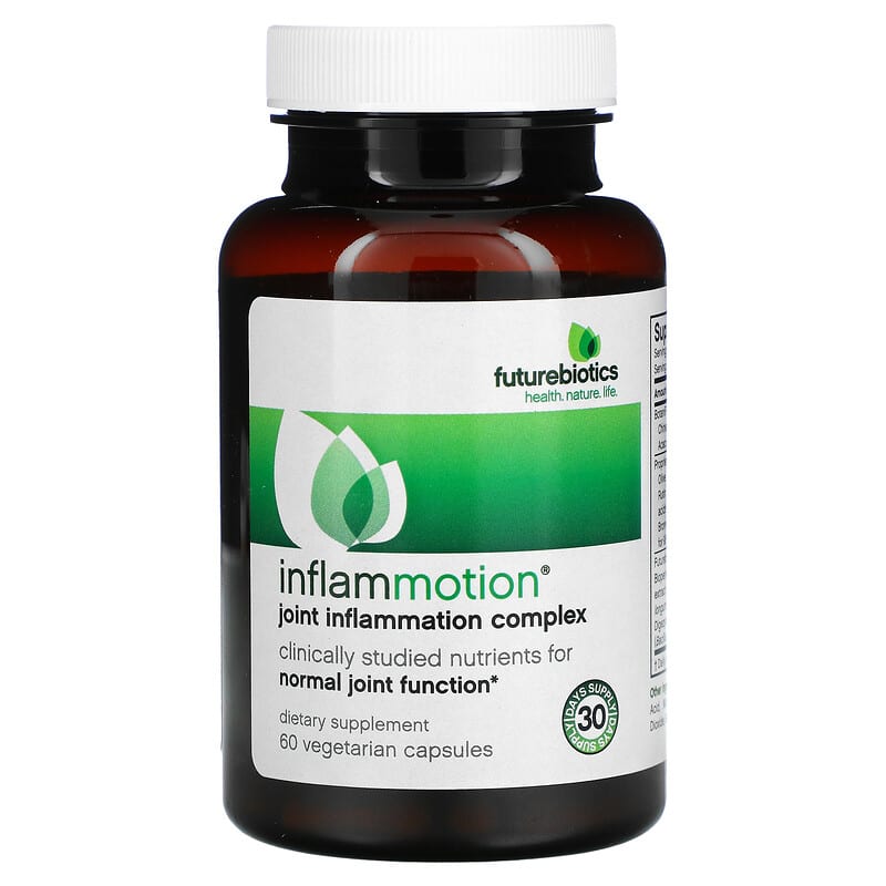 FutureBiotics, InflamMotion, Joint Inflammation Complex, 60 Vegetarian Capsules 49479025183
