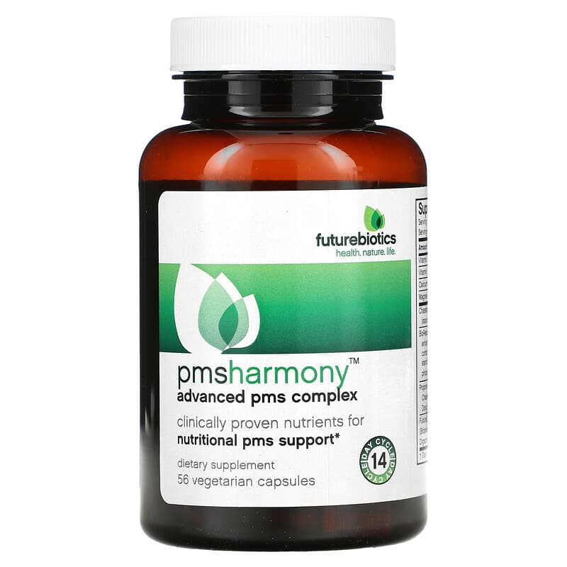 FutureBiotics, PMSHarmony, Advanced PMS Complex, 56 Vegetarian Capsules 49479025121