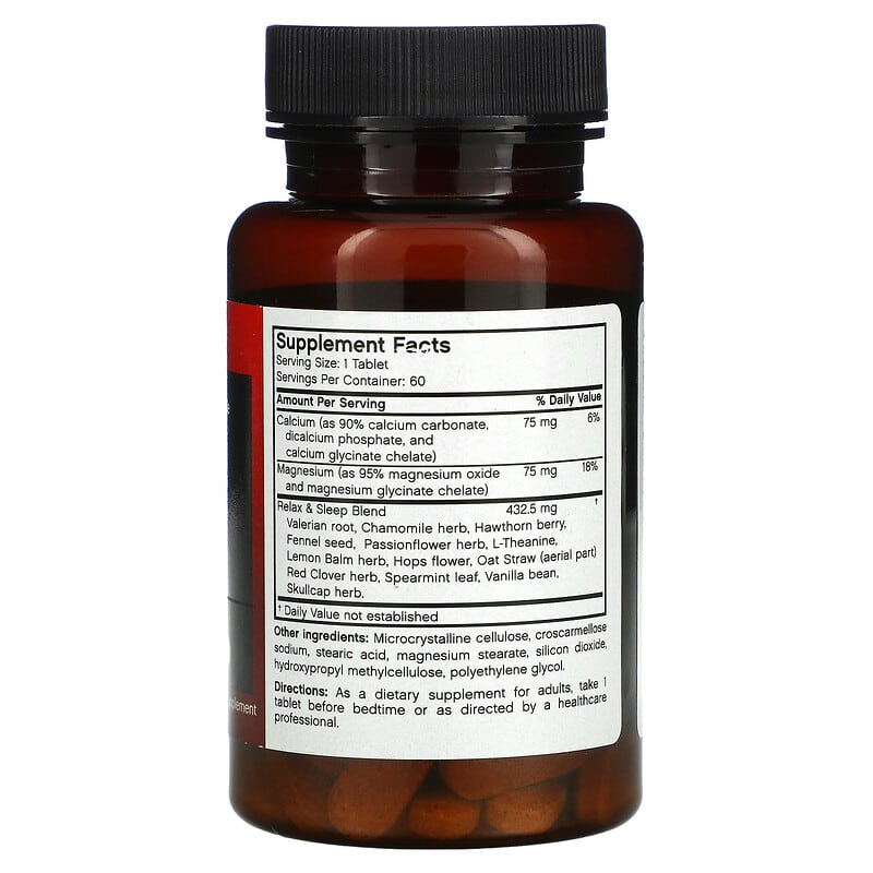 FutureBiotics, Relax & Sleep, 60 Vegetarian Tablets 49479000227