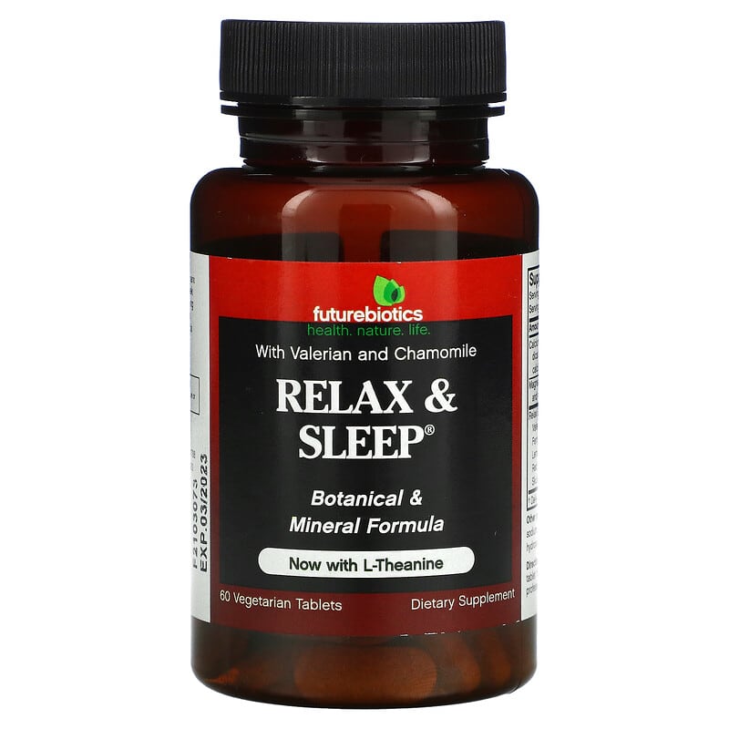 FutureBiotics Relax & Sleep 60 Vegetarian Tablets 49479000227