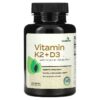 FutureBiotics Vitamin K2 + D3 with Vitamin K2 as MK-7 120 Capsules 49479500703