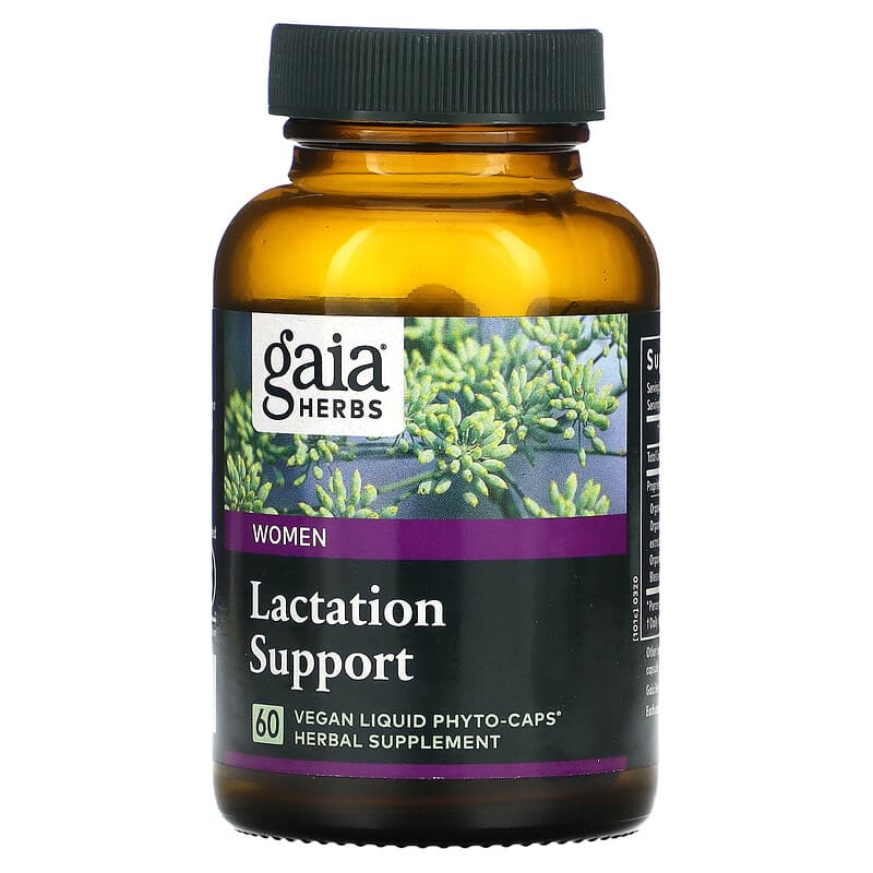 Gaia Herbs, Lactation Support for Women, 60 Vegan Liquid Phyto-Caps 751063402200