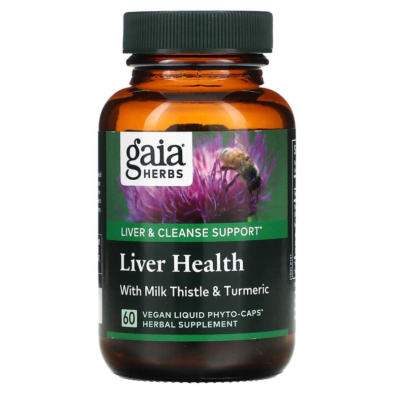 Gaia Herbs, Liver Health, 60 Vegan Liquid Phyto-Caps 751063399005