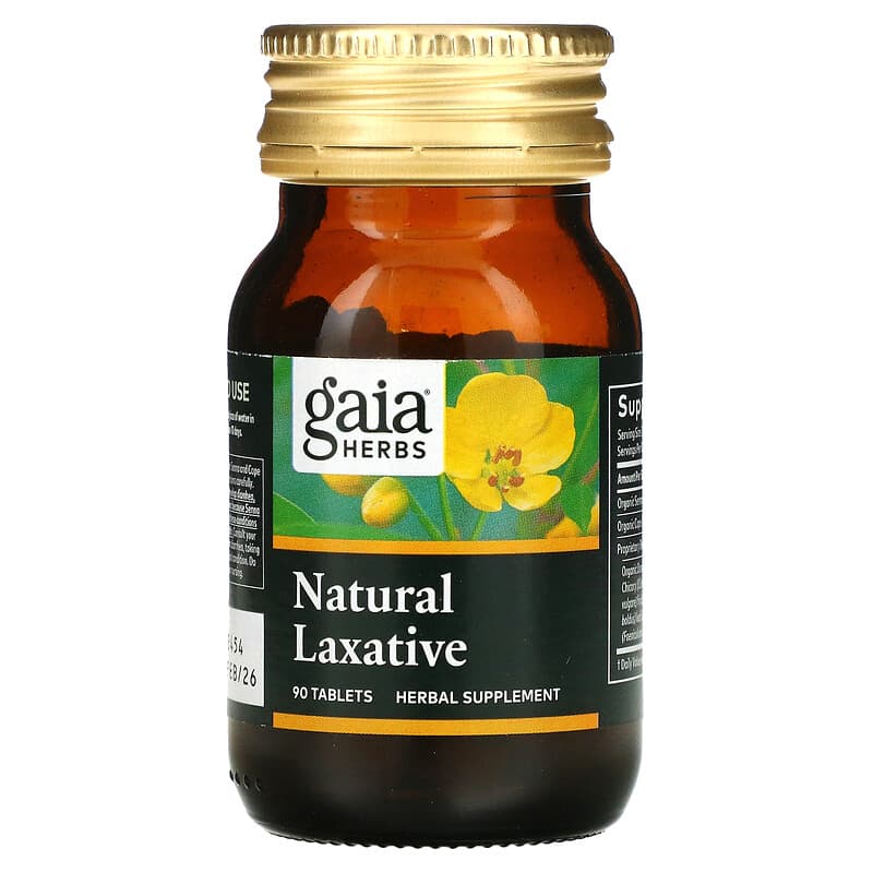 Gaia Herbs, Natural Laxative, 90 Tablets 751063996211