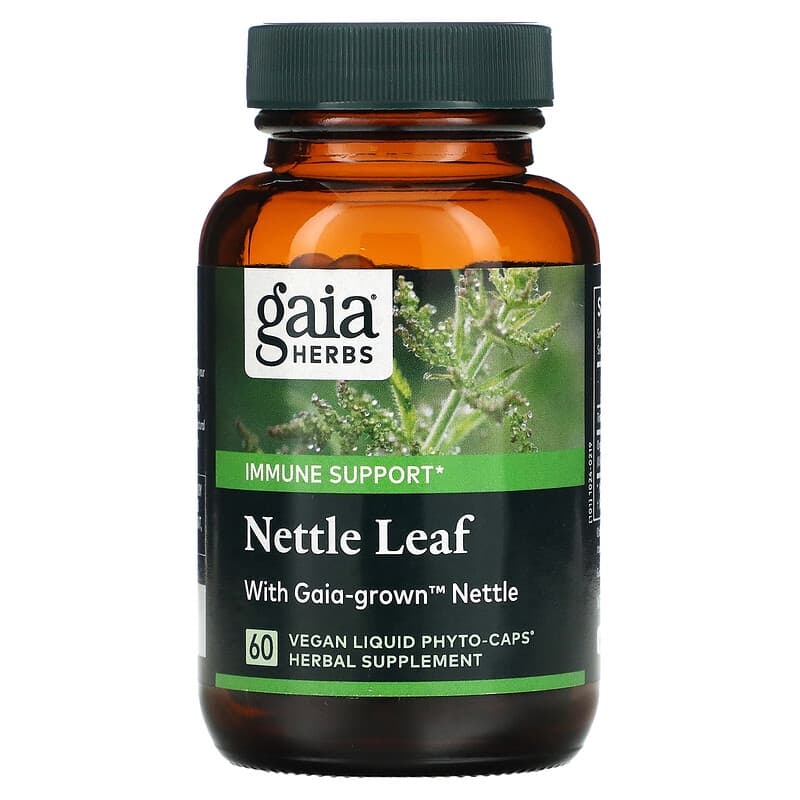 Gaia Herbs, Nettle Leaf, 60 Vegan Liquid Phyto-Caps 751063399302