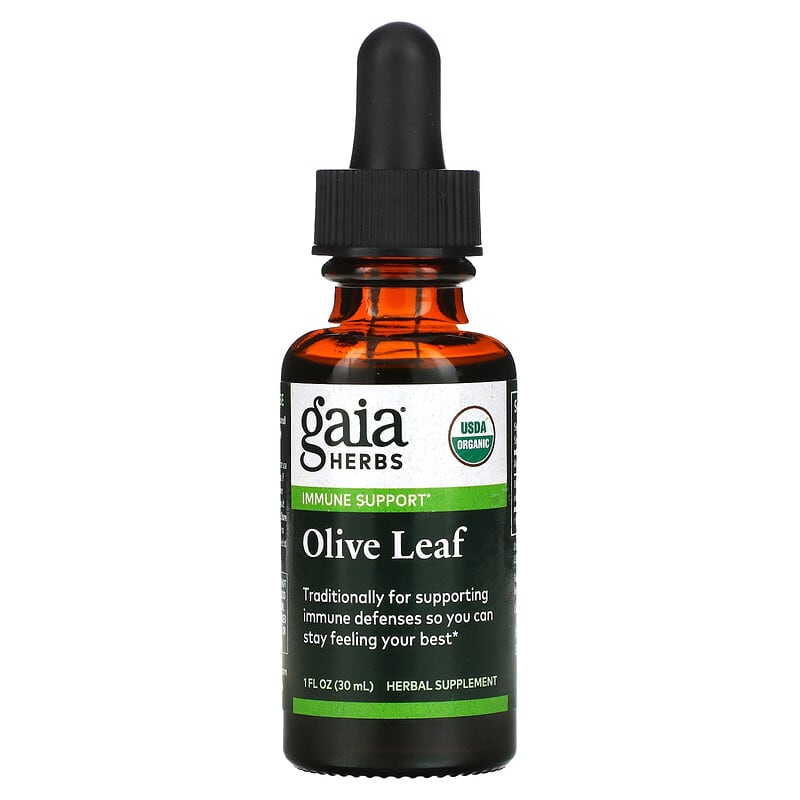 Gaia Herbs Olive Leaf 1 fl oz (30 ml) 751063308250
