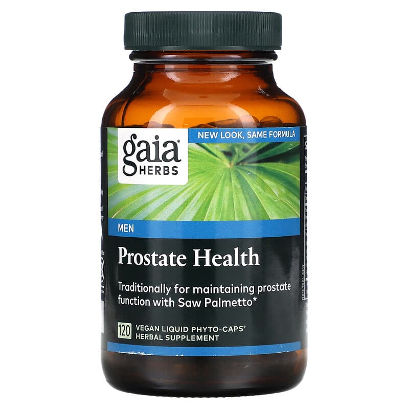 Gaia Herbs Prostate Health 120 Vegan Liquid Phyto-Caps 751063145640