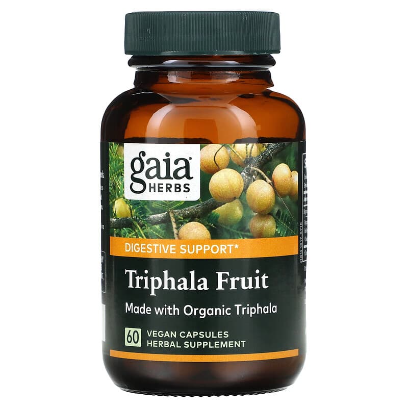 Gaia Herbs, Triphala Fruit, 60 Vegan Capsules 751063145923