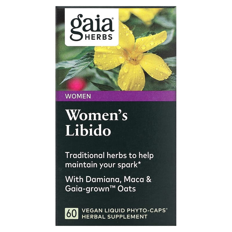 Gaia Herbs Women's Libido 60 Vegan Liquid Phyto-Caps 751063399807
