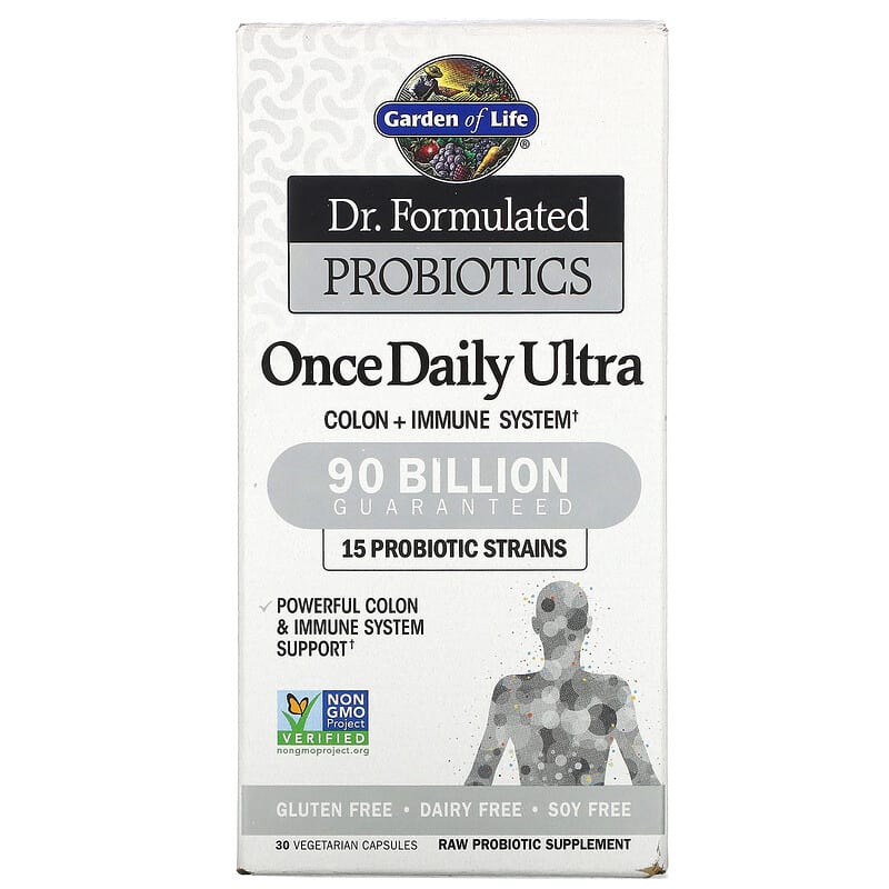 Garden of Life Dr. Formulated Probiotics Once Daily Ultra 90 Billion 30 Vegetarian Capsules 658010118453