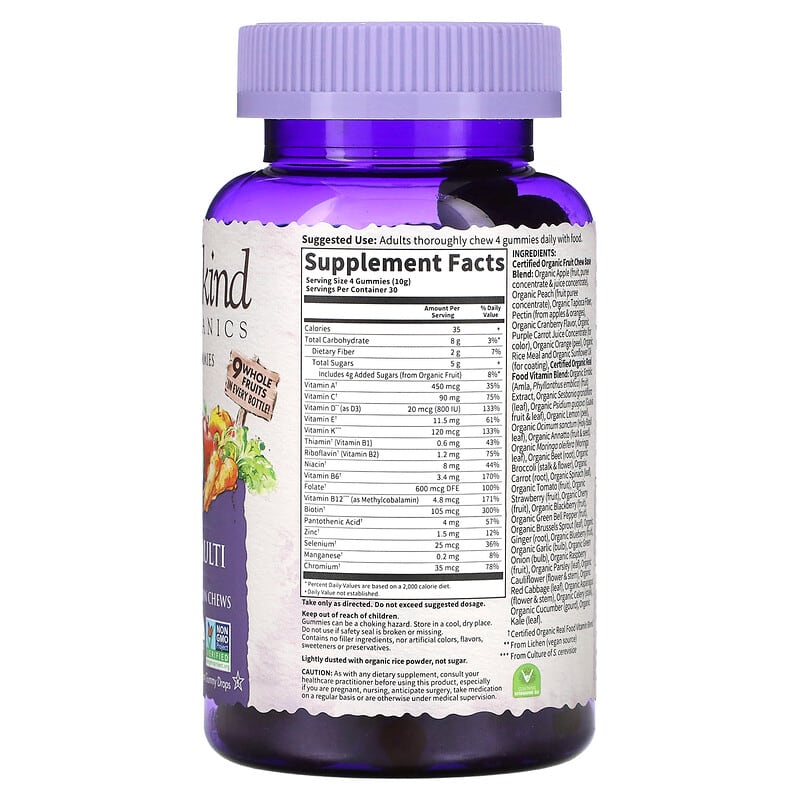 Garden of Life, MyKind Organics, Prenatal Multi, Organic Berry, 120 Vegan Gummy Drops 658010120302