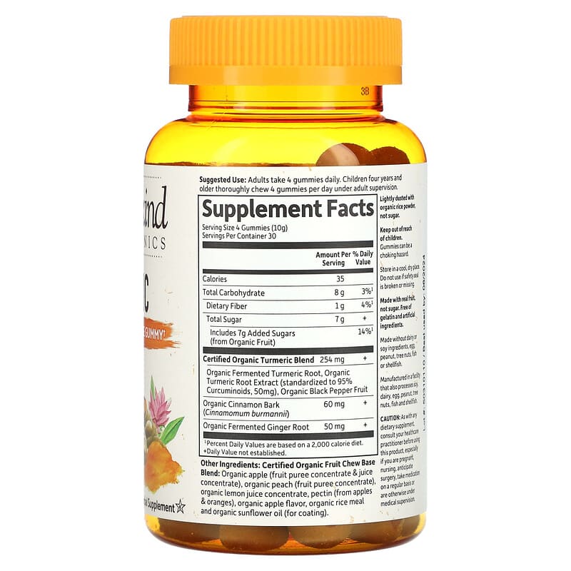 Garden of Life, MyKind Organics, Turmeric, Inflammatory Response Gummy, 120 Vegan Gummy Drops 658010121781