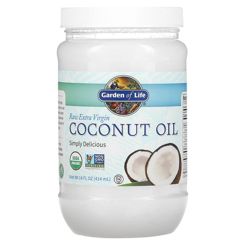 Garden of Life Raw Extra Virgin Coconut Oil 14 fl oz (414 ml) 658010118873