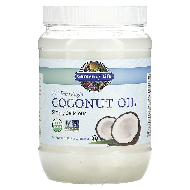 Garden of Life Raw Extra Virgin Coconut Oil 29 fl oz (858 ml) 658010118866