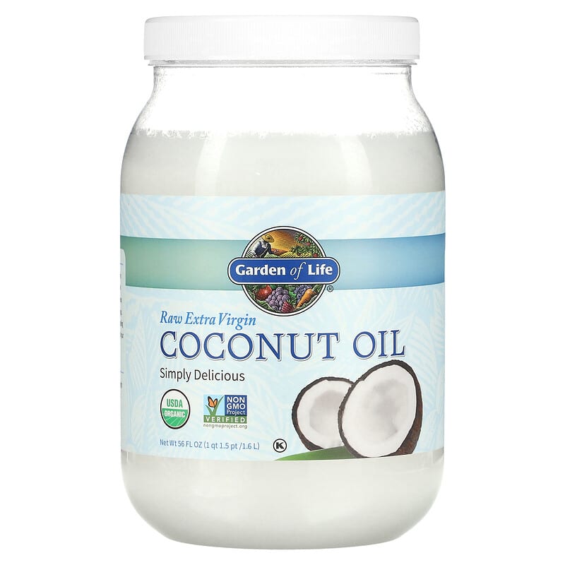 Garden of Life Raw Extra Virgin Coconut Oil 56 fl oz (1.6 l) 658010120258