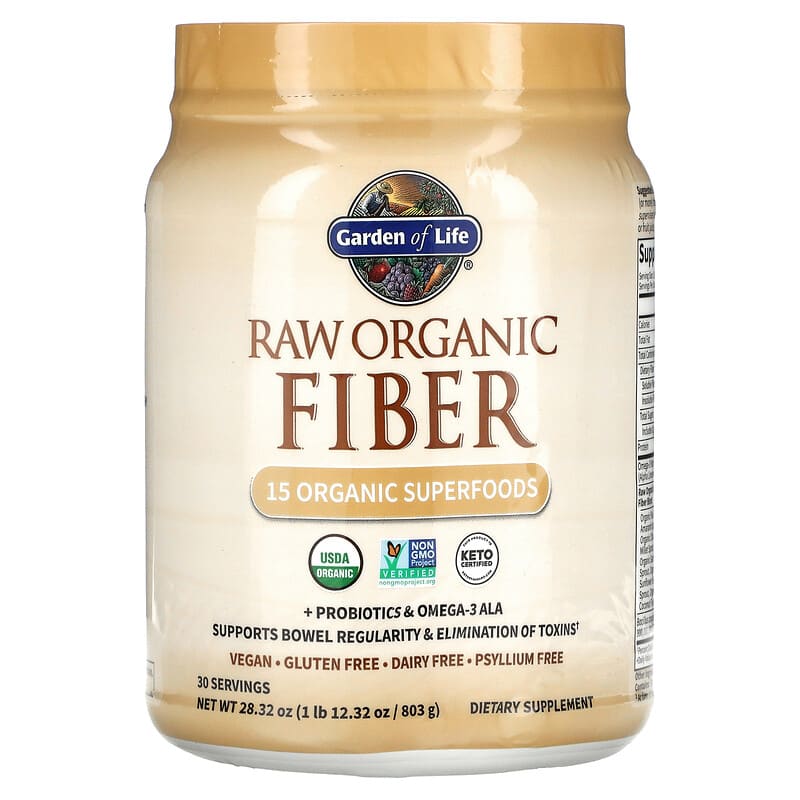 Garden of Life RAW Organic Fiber 28.32 oz (803 g) 658010115704