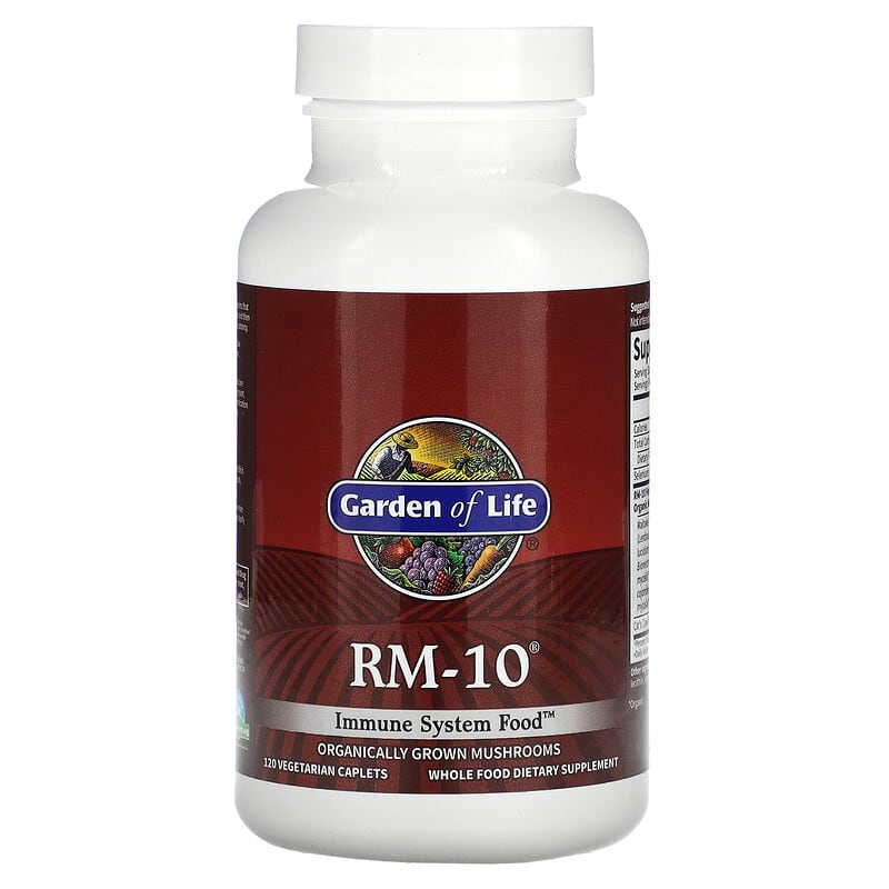 Garden of Life RM-10 Immune System Food 120 Vegetarian Caplets 658010111553