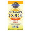 Garden of Life Vitamin Code RAW D3 50 mcg (2,000 IU) 120 Vegetarian Capsules 658010116565