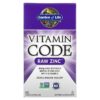 Garden of Life Vitamin Code RAW Zinc 60 Vegan Capsules 658010116527