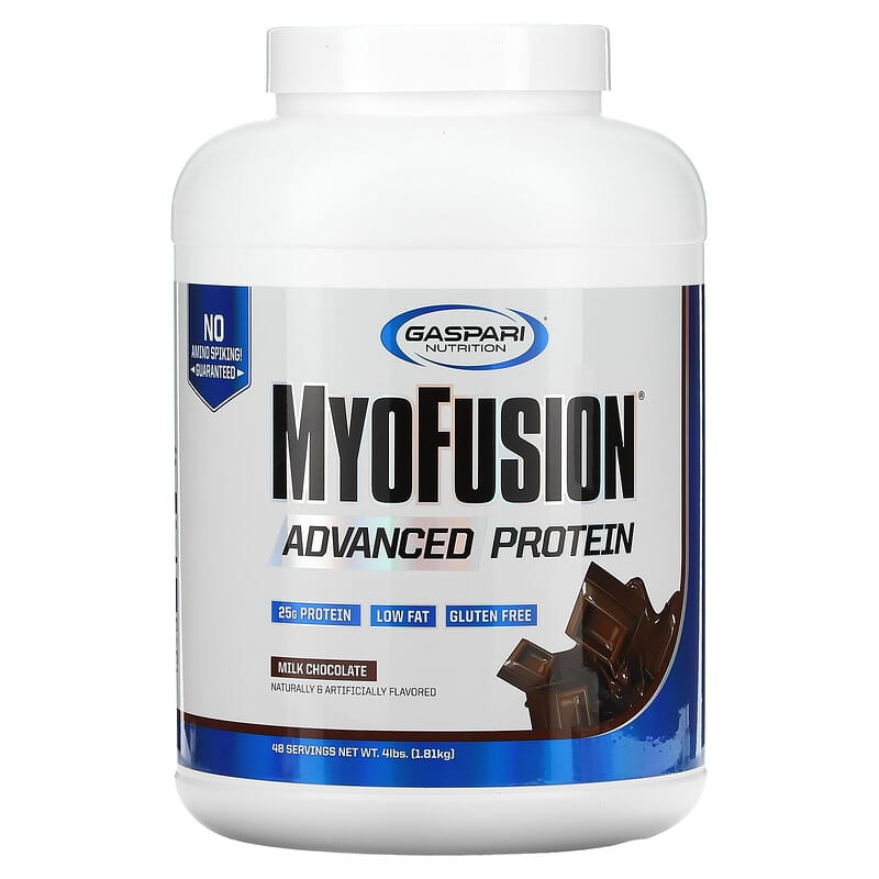 Gaspari Nutrition MyoFusion Advanced Protein Milk Chocolate 4 lbs (1.81 kg) 646511022423