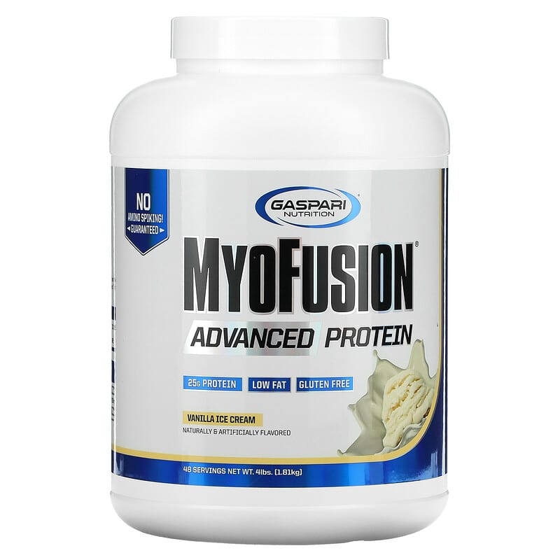 Gaspari Nutrition MyoFusion Advanced Protein Vanilla Ice Cream 4 lbs (1.81 kg) 646511022447