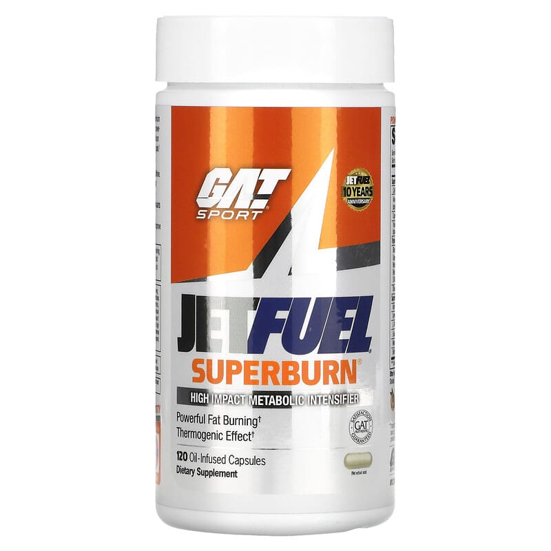 GAT JetFUEL Superburn 120 Oil-Infused Capsules 859613002105
