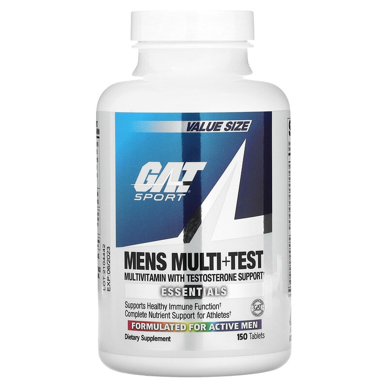 GAT, Mens Multi + Test, 150 Tablets 816170021109