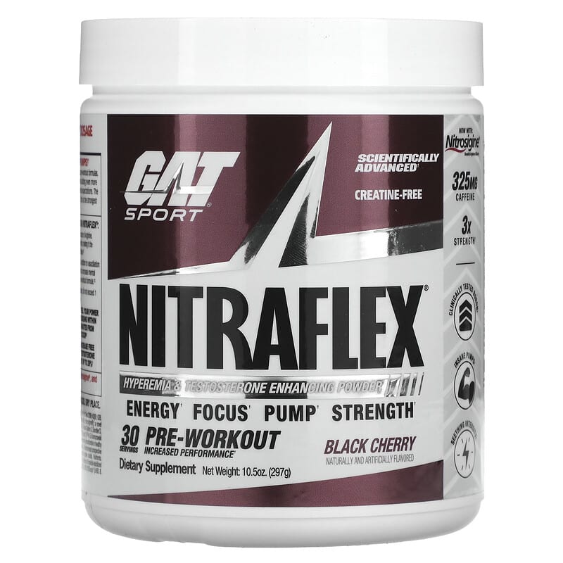 GAT Sport NITRAFLEX Black Cherry 10.5 oz (297 g) 859613647009