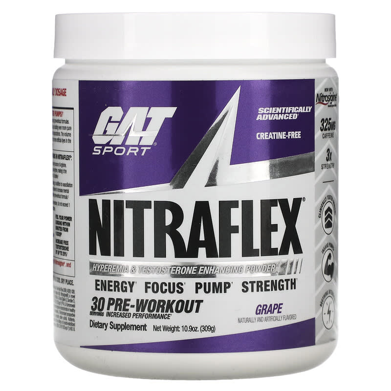GAT Sport NITRAFLEX Grape 10.9 oz (309 g) 816170022144