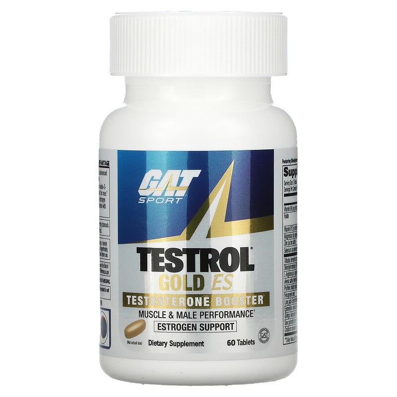 GAT, Testrol Gold ES, Testosterone Booster, 60 Tablets 816170021390