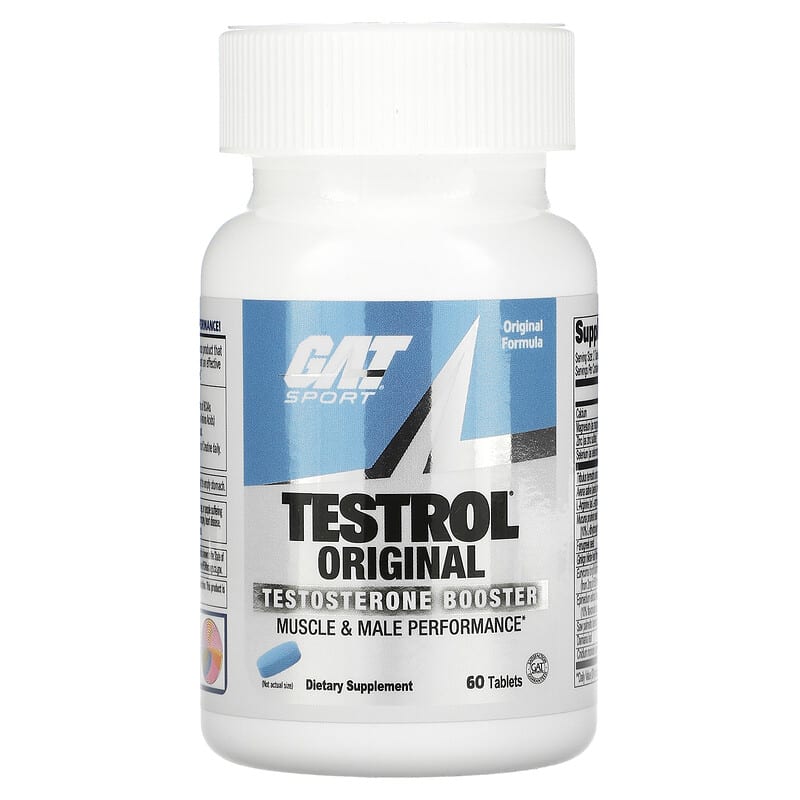 GAT, Testrol Original, Testosterone Booster, 60 Tablets 859613000071