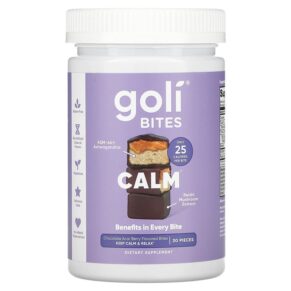 Goli Nutrition Calm Bites Chocolate Acai Berry 30 Pieces 55840400558
